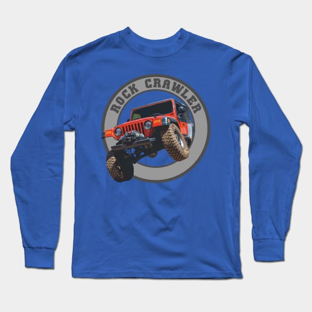 Rock Crawler Long Sleeve T-Shirt by BadgeWork